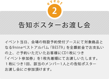 告知ポスターお渡し会